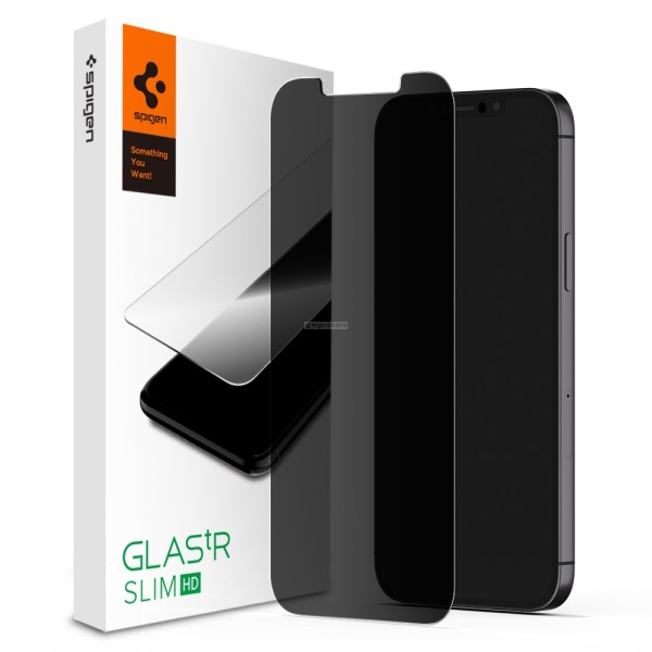 Защитное стекло для iPhone 12 Mini - Spigen - SGP - Steinheil - Glas.tR Privacy HD