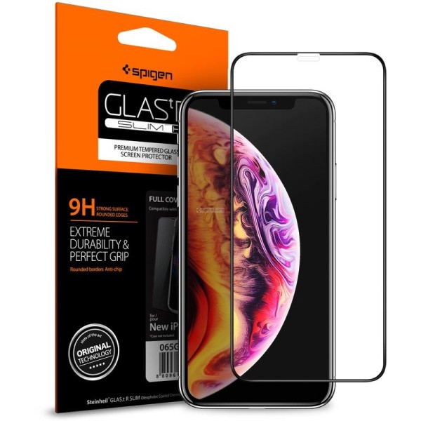 Защитное стекло для iPhone 11 Pro Max / XS Max - Spigen - SGP - GLAS.tR Slim Full Cover HD