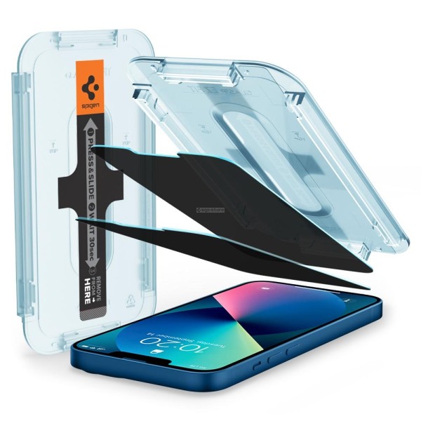 Защитное стекло для iPhone 13 Mini - Spigen - SGP - EZ FIT GLAS.tR Privacy