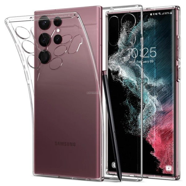 Чехол-капсула для Galaxy S22 Ultra - Spigen - SGP - Liquid Crystal
