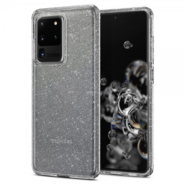 Чехол-капсула для Galaxy S20 Ultra - Spigen - SGP - Liquid Crystal Glitter
