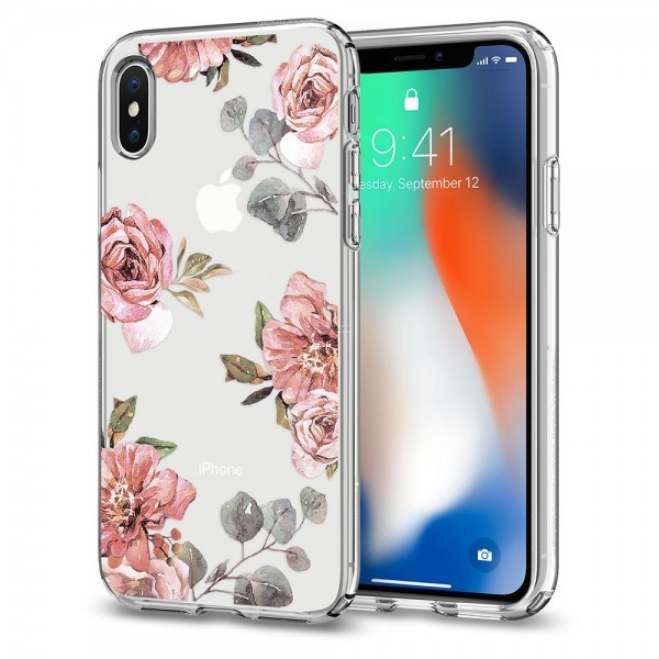 Чехол-капсула для iPhone XS / X - Spigen - SGP - Liquid Crystal Aquarelle