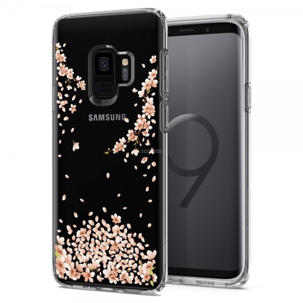 Чехол-капсула для Galaxy S9 - Spigen - SGP - Liquid Crystal Blossom
