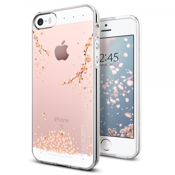 Чехол-капсула для iPhone SE / 5s / 5 - Spigen - SGP - Liquid Crystal Blossom