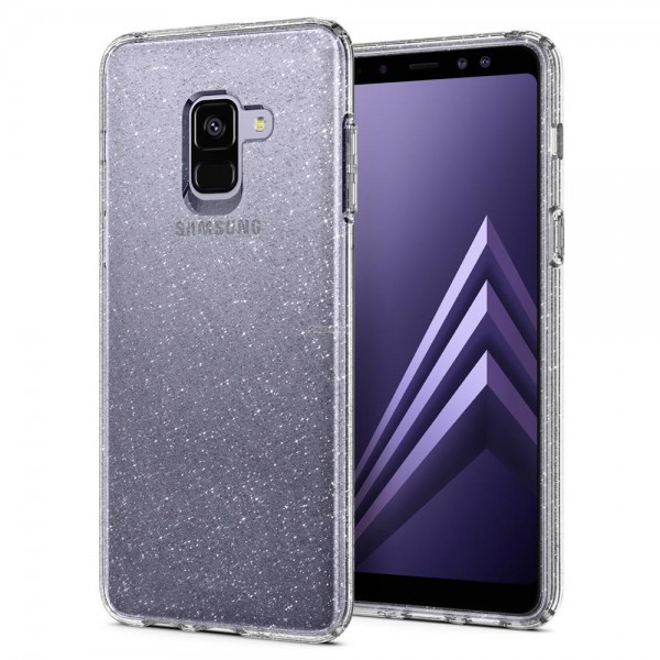 Чехол-капсула для Galaxy A8 (2018) - Spigen - SGP - Liquid Crystal Glitter