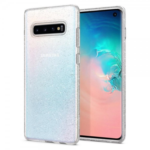 Чехол-капсула для Galaxy S10 - Spigen - SGP - Liquid Crystal Glitter