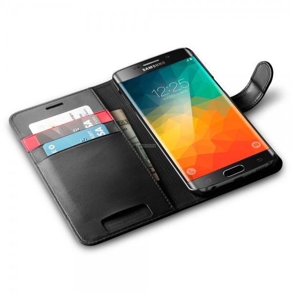 Чехол-книжка для Galaxy S6 Edge Plus - Spigen - SGP - Wallet S