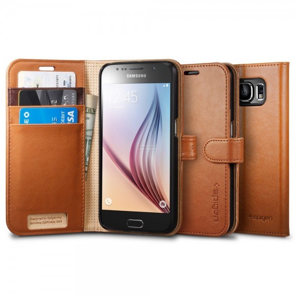 Чехол-книжка для Galaxy S6 - Spigen - SGP - Wallet S