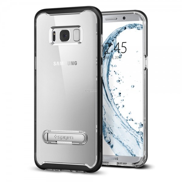 Чехол с подставкой для Galaxy S8 Plus - Spigen - SGP - Crystal Hybrid