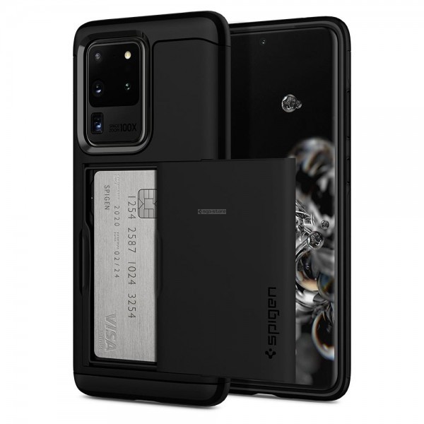 Чехол-визитница для Galaxy S20 Ultra - Spigen - SGP - Slim Armor CS
