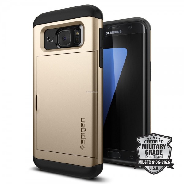 Чехол-визитница для Galaxy S7 Edge - Spigen - SGP - Slim Armor CS