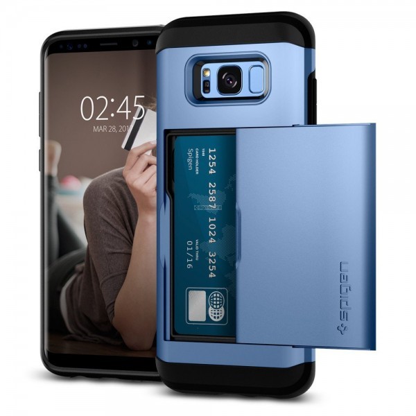 Чехол-визитница для Galaxy S8 Plus - Spigen - SGP - Slim Armor CS