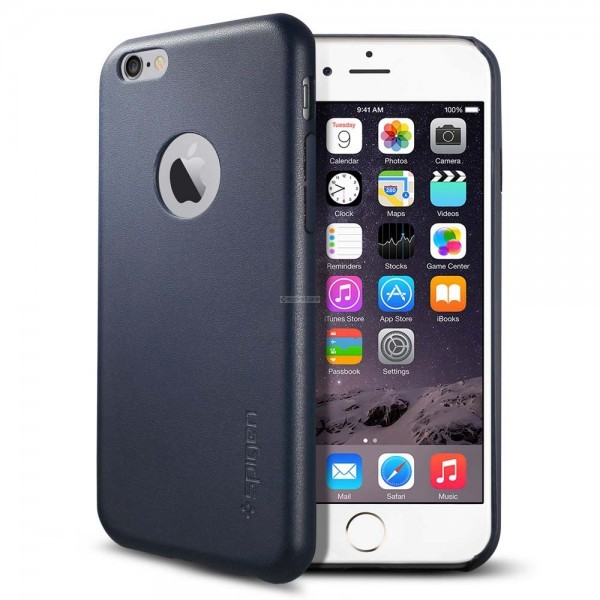 Кожаный клип-кейс для iPhone 6s / 6 - Spigen - SGP - Leather Fit