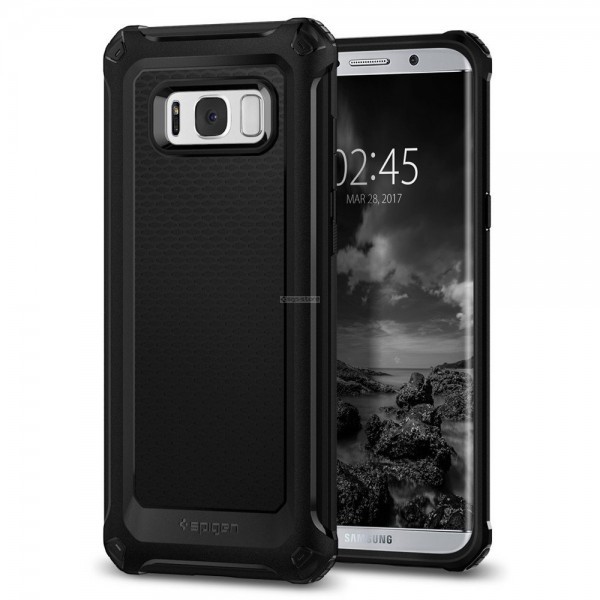 Прочный чехол для Galaxy S8 Plus - Spigen - SGP - Rugged Armor Extra