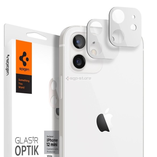 Защитное стекло для iPhone 12 Mini - Spigen - SGP - Glass tR Optik Lens
