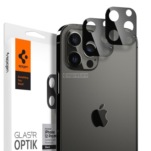 Защитное стекло для iPhone 12 Pro Max - Spigen - SGP - Glas.tR Optik Lens