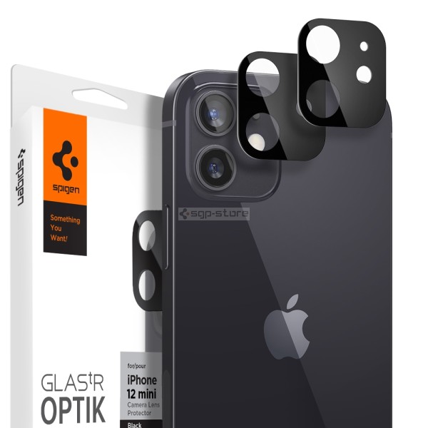 Защитное стекло для iPhone 12 Mini - Spigen - SGP - Glas.tR Optik Lens