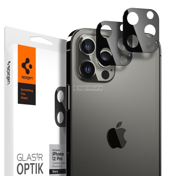 Защитное стекло для iPhone 12 Pro - Spigen - SGP - Glas.tR Optik Lens