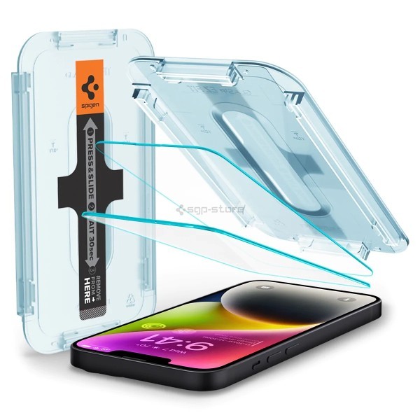 Защитное стекло для iPhone 14 - Spigen - SGP - EZ FIT GLAS.tR (Sensor Protection)