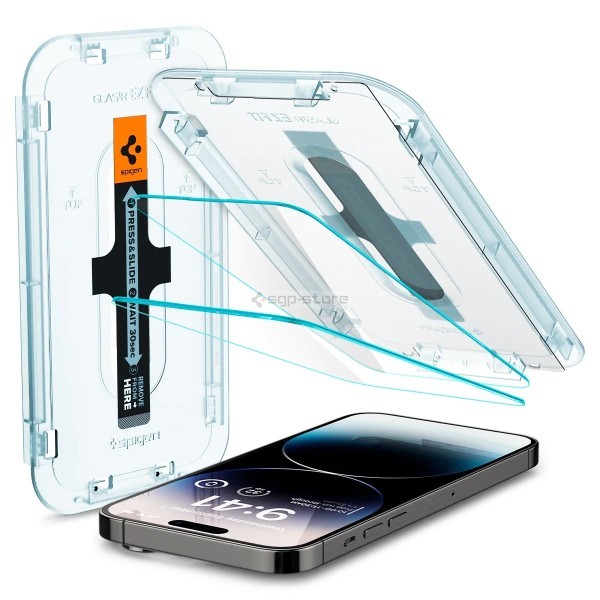 Защитное стекло для iPhone 14 Pro Max - Spigen - SGP - EZ FIT GLAS.tR (Sensor Protection)