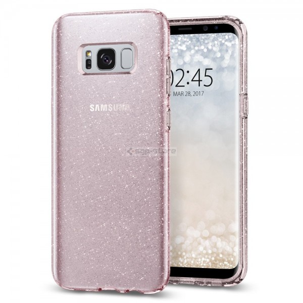 Чехол-капсула для Galaxy S8 - Spigen - SGP - Liquid Crystal Glitter