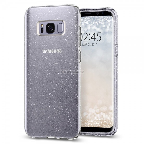 Чехол-капсула чехол для Galaxy S8 Plus - Spigen - SGP - Liquid Crystal Glitter