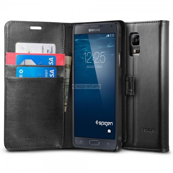 Чехол книжка для Galaxy Note 4 - Spigen - SGP - Wallet S