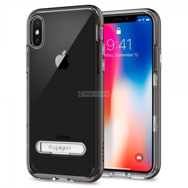 Чехол с подставкой для iPhone XS / X - Spigen - SGP - Crystal Hybrid