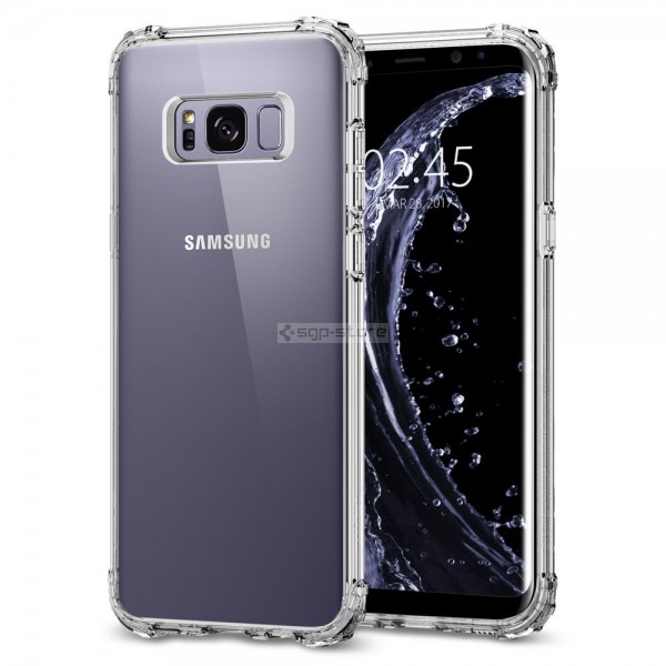 Защитный прозрачный чехол для Galaxy S8 - Spigen - SGP - Crystal Shell